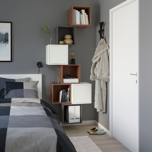 EKET, wall-mounted cabinet combination, 80x35x210 cm, 595.077.33