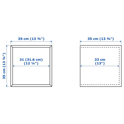EKET, wall-mounted cabinet combination, 80x35x210 cm, 595.077.33