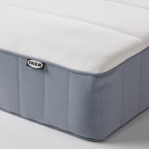 GLAMBERGET, bed frame with storage and mattress, 120x200 cm, 595.684.77