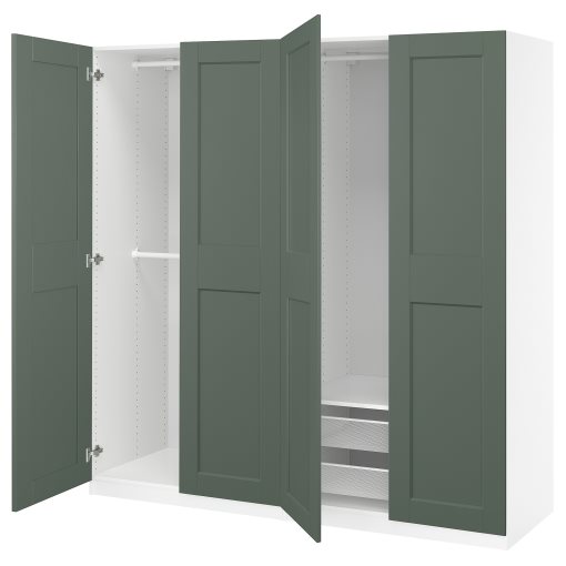PAX/GRIMO, wardrobe combination, 200x60x201 cm, 595.792.68