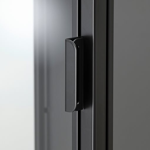 RUDSTA, glass-door cabinet, 42x37x155 cm, 604.348.25