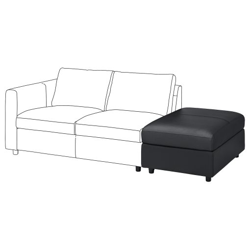 VIMLE, footstool with storage, 604.653.84