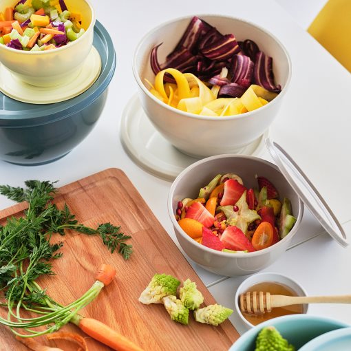 GARNITYREN, μπολ με καπάκι, σετ 5 τεμ., 604.801.29