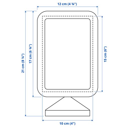 FIKONTRAD, κορνίζα, 10x15 cm, 605.187.16