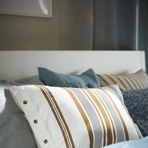 LAPPDUNÖRT, μαξιλαροθήκη/ριγέ, 50x60 cm, 605.264.34