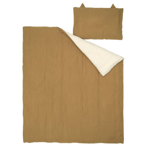 GULDVÄVARE, 3-piece bedlinen set for cot, 70x140 cm, 605.302.85