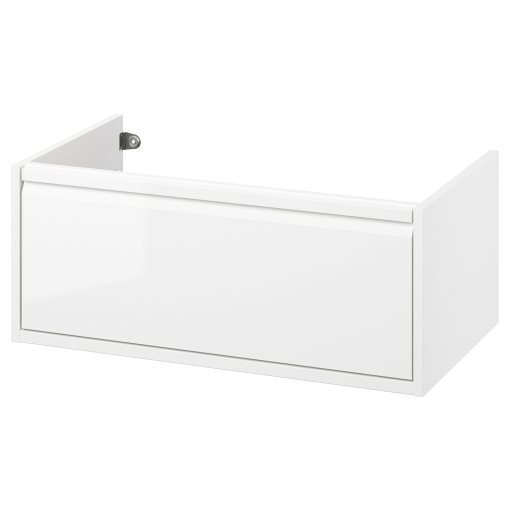 ANGSJON, wash-stand with drawer/high-gloss, 80x48x33 cm, 605.350.99