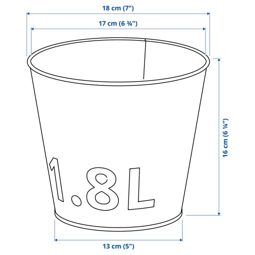 ÅKERBÄR, plant pot/in/outdoor, 15 cm, 605.371.59