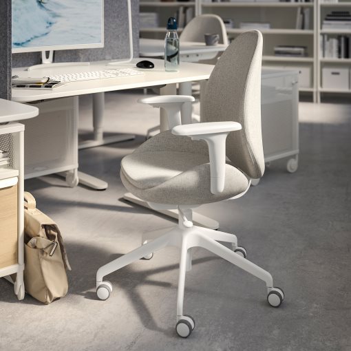 HATTEFJÄLL, office chair with armrests, 605.389.55