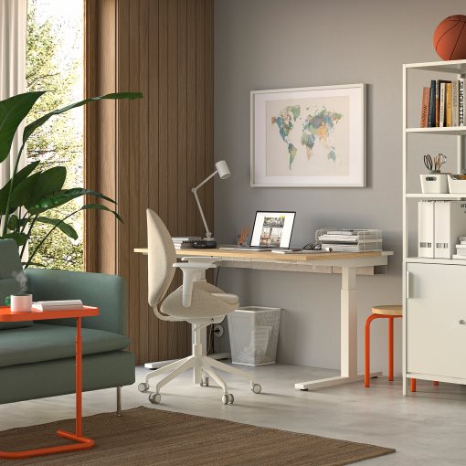 HATTEFJÄLL, office chair with armrests, 605.389.55