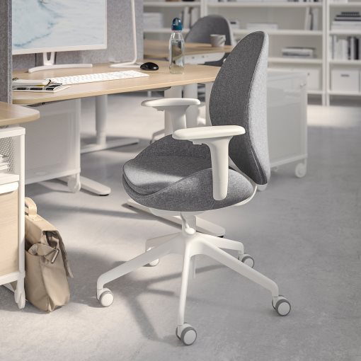 HATTEFJÄLL, office chair with armrests, 605.389.60