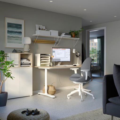 HATTEFJÄLL, office chair with armrests, 605.389.60