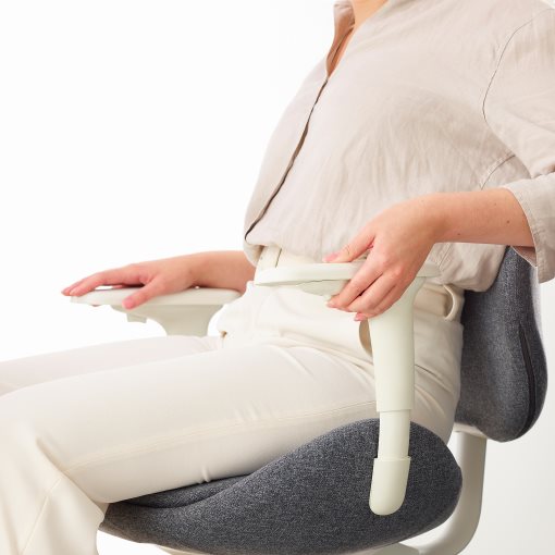 HATTEFJÄLL, office chair with armrests, 605.389.60