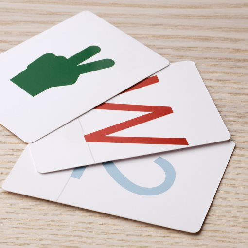 UNDERHÅLLA, cards/letters/numbers/signs, 64 pack, 605.521.59