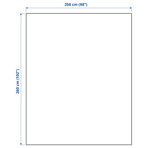PRAKTVIAL, bedspread, 260x250 cm, 605.642.75
