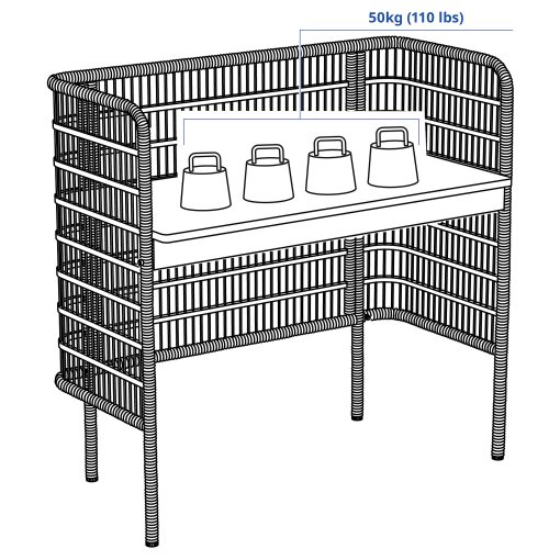 FRYKSAS, desk, 110x54 cm, 605.741.04