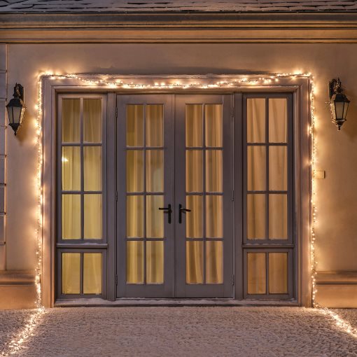 STRÅLA, γιρλάντα με ενσωματωμένο φωτισμό LED/400 λαμπτήρες/εξωτερικού χώρου, 605.824.96
