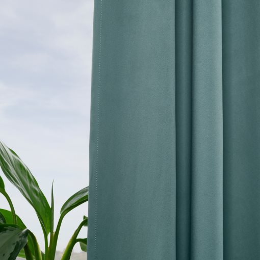 MAJGULL, room darkening curtains/1 pair, 145x300 cm, 605.860.22