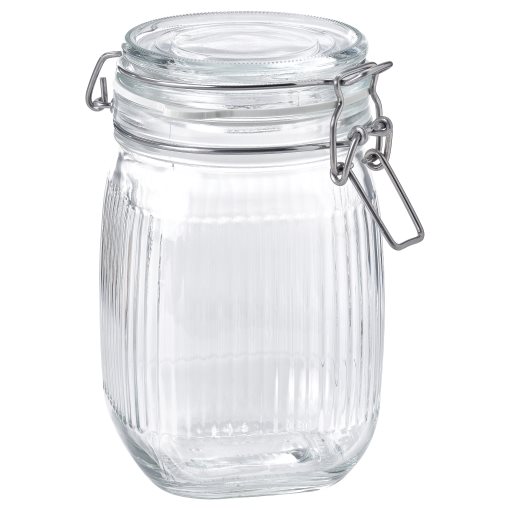 KÖSSEBÄR, βάζο με καπάκι, 1 l, 605.985.34