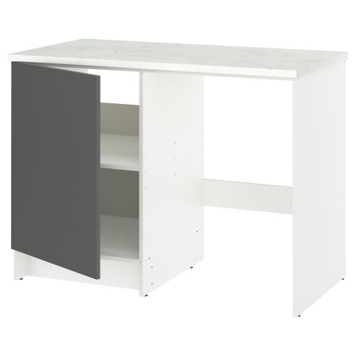 KNOXHULT, base cabinet with door and niche, 120x61x91 cm, 606.042.43