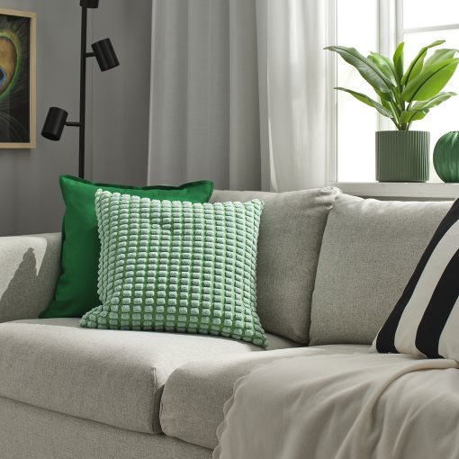SVARTPOPPEL, cushion cover, 50x50 cm, 606.047.09