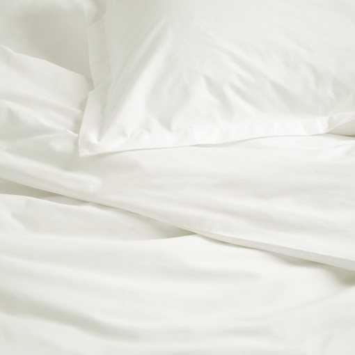 HAMPFLOCKEL, duvet cover and 2 pillowcases, 240x220/50x60 cm, 606.063.79