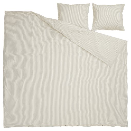 SOLFIBBLA, duvet cover and 2 pillowcases, 240x220/50x60 cm, 606.109.46