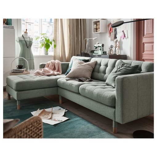 LANDSKRONA, 3-seat sofa with chaise longue, 692.726.87