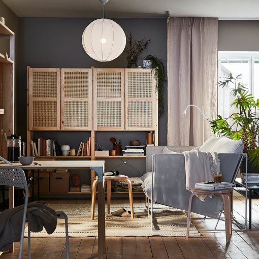 IVAR, σύνθεση αποθήκευσης με πόρτες, 174x30x179 cm, 694.034.62