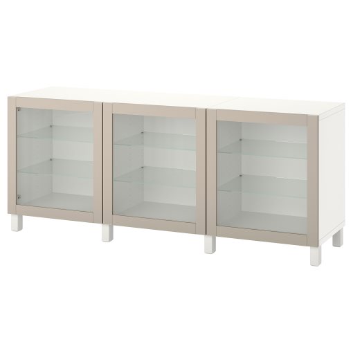 BESTÅ, σύνθεση αποθήκευσης με πόρτες, 180x42x74 cm, 694.217.67