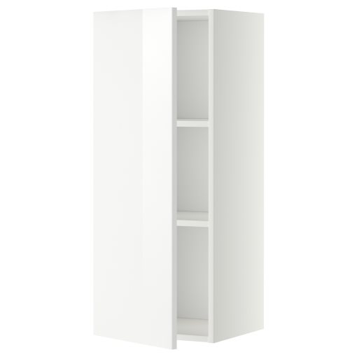 METOD, wall cabinet with shelves, 40x100 cm, 694.561.82