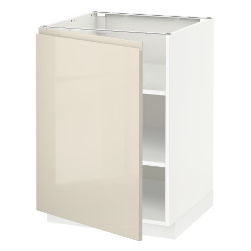 METOD, base cabinet with shelves, 60x60 cm, 694.582.04