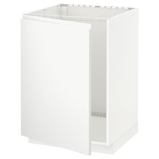 METOD, base cabinet for sink, 60x60 cm, 694.608.91