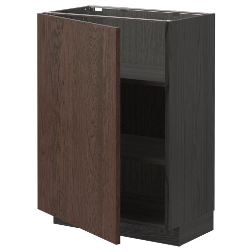 METOD, base cabinet with shelves, 60x37 cm, 694.619.56