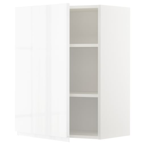 METOD, wall cabinet with shelves, 60x80 cm, 694.638.18
