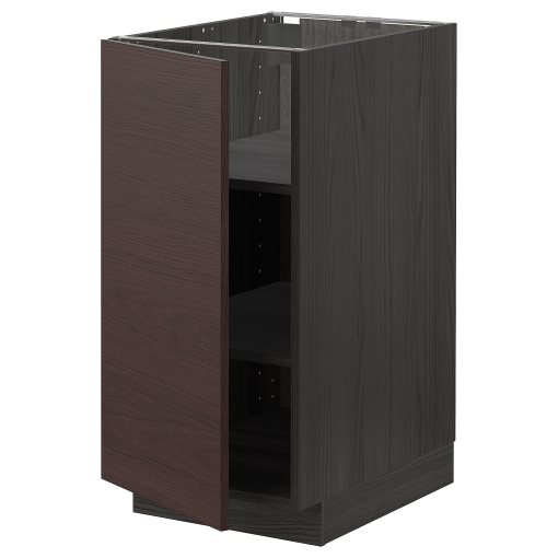 METOD, base cabinet with shelves, 40x60 cm, 694.650.87