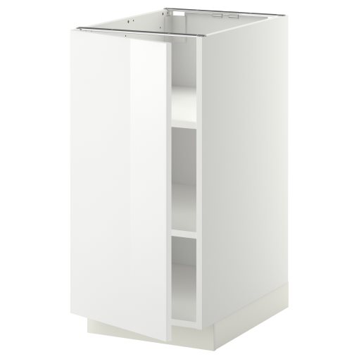 METOD, base cabinet with shelves, 40x60 cm, 694.678.21