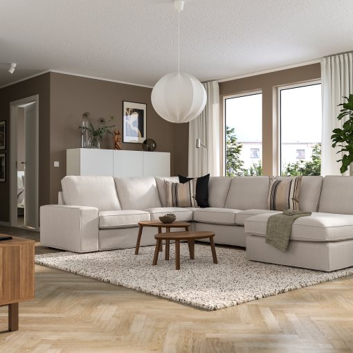 KIVIK, corner sofa, 5-seat with chaise longue, 694.828.69
