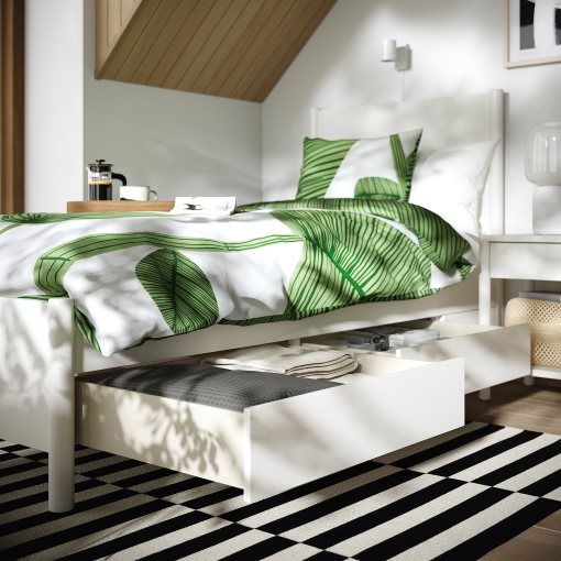 TONSTAD, bed frame with storage, 90x200 cm, 694.966.06