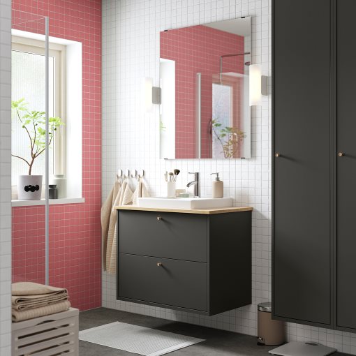 HAVBACK/ORRSJON, wash-stand with drawers/wash-basin/tap, 82x49x71 cm, 695.213.85
