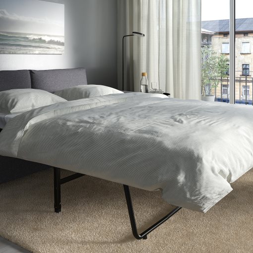 VIMLE, corner sofa-bed with wide armrests, 5-seat with chaise longue, 695.452.49