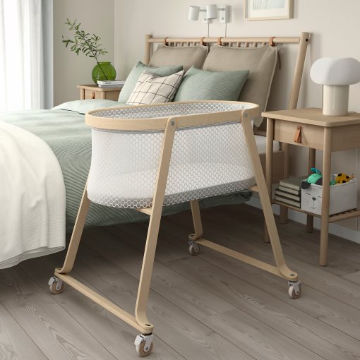 ALSKVARD, bassinet with mattress, 40x73 cm, 695.560.06