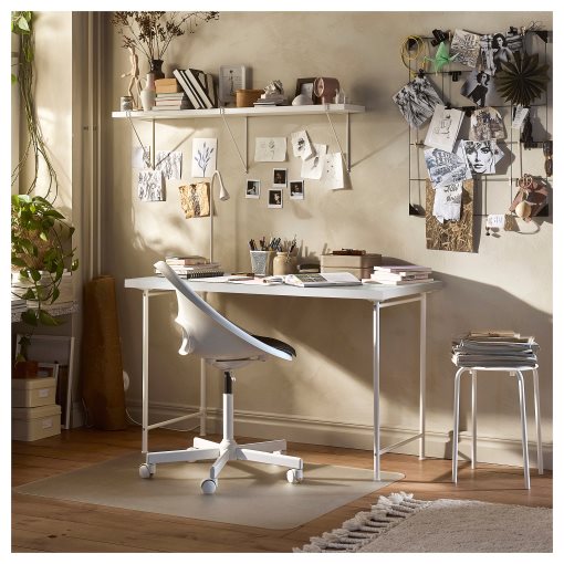 LAGKAPTEN/LINNMON/SPÄND, desk, 100x60 cm, 695.638.65