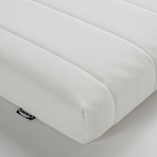 GLAMBERGET, extendable bed with storage and 2 mattresses, 80x200 cm, 695.683.54
