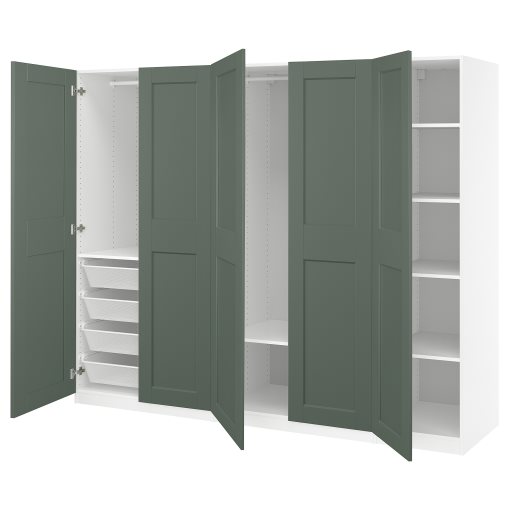 PAX/GRIMO, wardrobe combination, 250x60x201 cm, 695.792.77