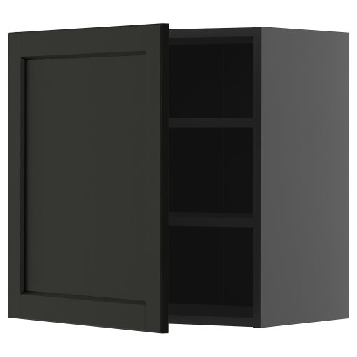 METOD, wall cabinet with shelves, 60x60 cm, 695.891.63