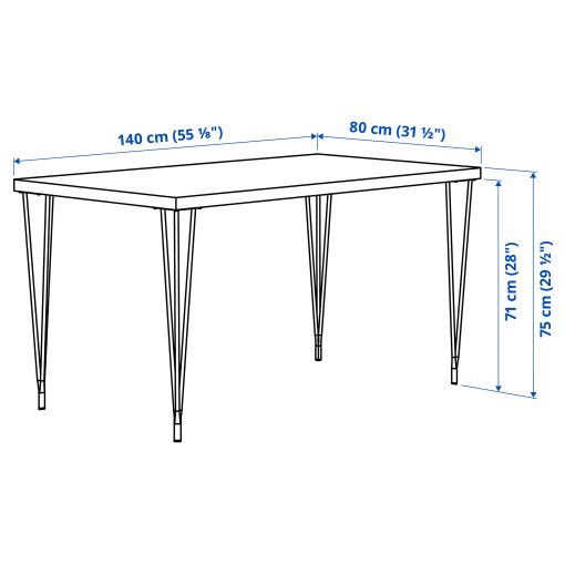 SKÅLSTA, table, 140x80 cm, 696.082.89