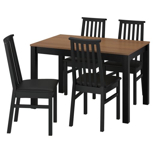 ÅLHULT / ÅLHULT, table and 4 chairs, 120/170x80 cm, 696.100.89