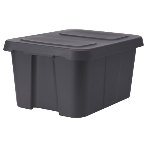 KLÄMTARE, box with lid, in/outdoor, 702.923.64