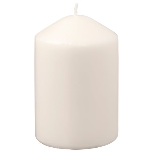LATTNAD, unscented block candle, 703.384.56